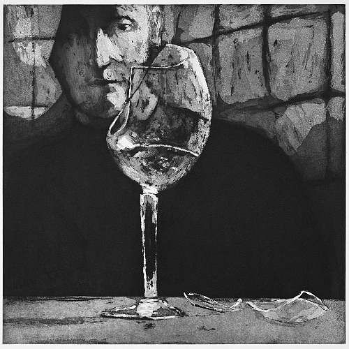 Autoportrait au verre cassé - © Pablo Flaiszman